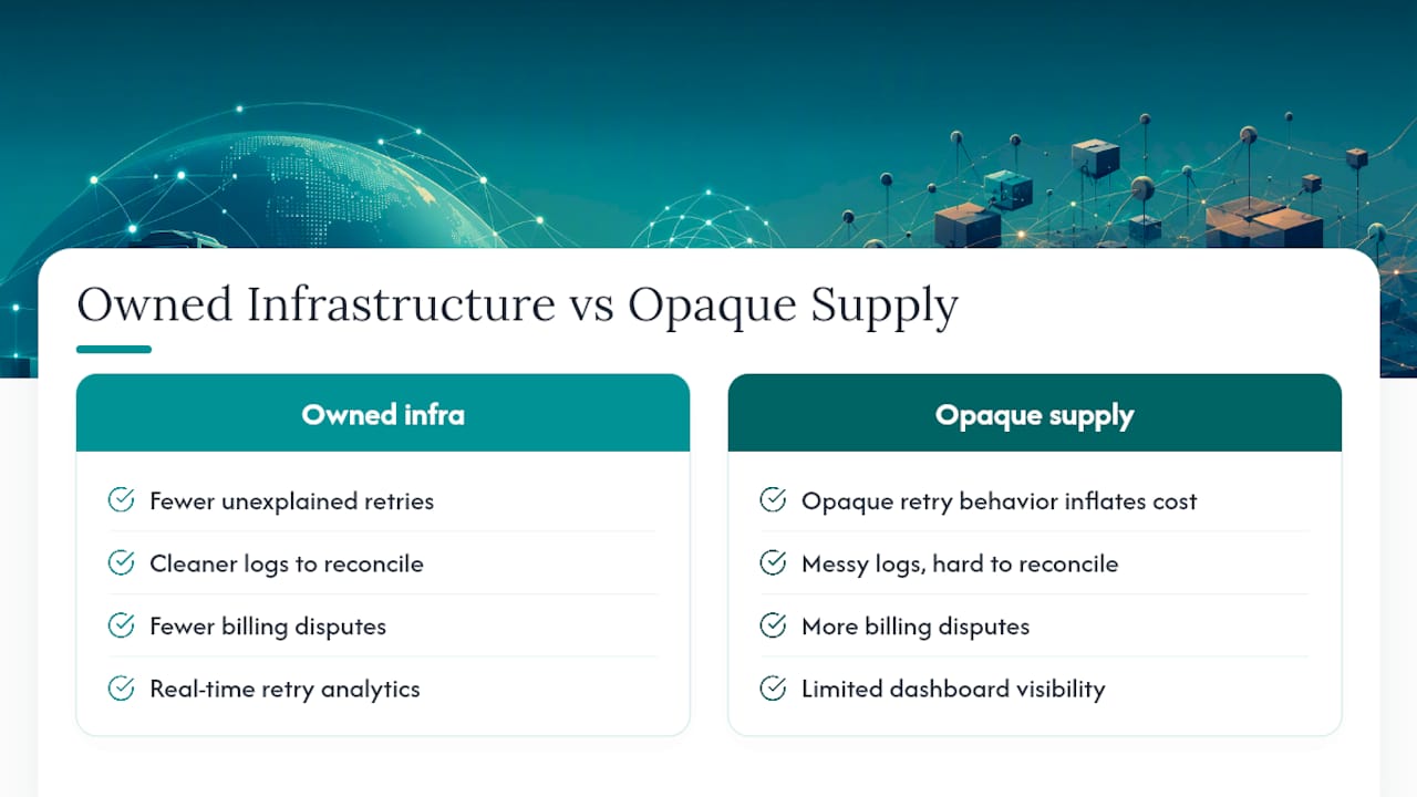 Why Owned Infrastructure Changes the Pricing Conversation - overview diagram